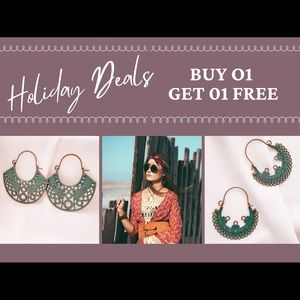 Buy 1 get 1 free Handmade boho earrings